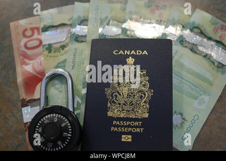 Immigrazione canadese foto a tema per illustrare i concetti politici Foto Stock