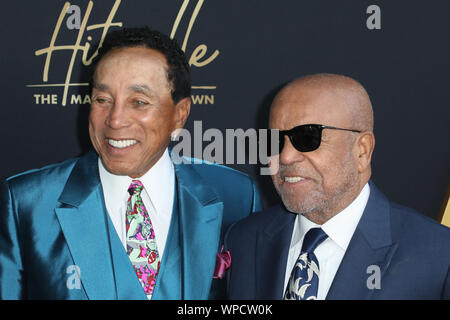 Premiere di Showtime 'Hitsville: la realizzazione della Motown' presso l'Harmony oro a Los Angeles, la California il 8 agosto 2019 con: Smokey Robinson, Berry Gordy dove: Los Angeles, California, Stati Uniti quando: 09 Ago 2019 Credit: Sheri Determan/WENN.com Foto Stock