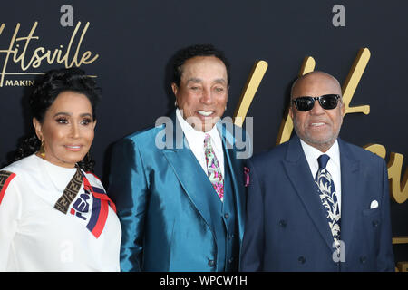 Premiere di Showtime 'Hitsville: la realizzazione della Motown' presso l'Harmony oro a Los Angeles, la California il 8 agosto 2019 con: Francesca Glandney, Smokey Robinson, Berry Gordy dove: Los Angeles, California, Stati Uniti quando: 09 Ago 2019 Credit: Sheri Determan/WENN.com Foto Stock