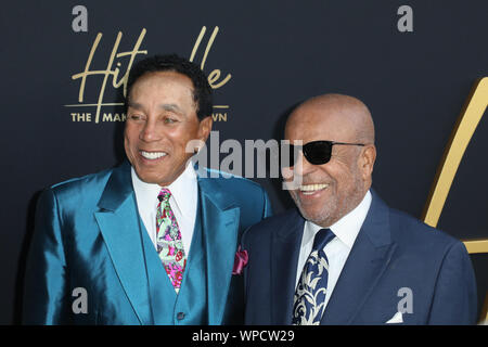 Premiere di Showtime 'Hitsville: la realizzazione della Motown' presso l'Harmony oro a Los Angeles, la California il 8 agosto 2019 con: Smokey Robinson, Berry Gordy dove: Los Angeles, California, Stati Uniti quando: 09 Ago 2019 Credit: Sheri Determan/WENN.com Foto Stock