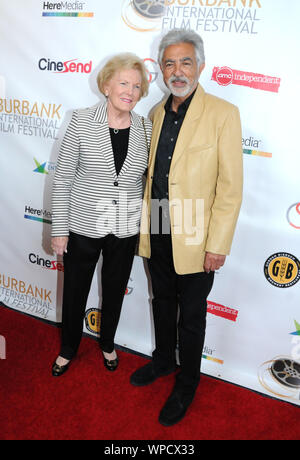 Burbank, in California, Stati Uniti d'America 8 settembre 2019 attore Joe Mantegna e la moglie Arlene Vrhel frequentare la chiusura di notte di Burbank International Film Festival il 8 settembre 2019 a Los Angeles Marriott Burbank Airport Hotel & Convention Center di Burbank, California, Stati Uniti d'America. Foto di Barry re/Alamy Live News Foto Stock