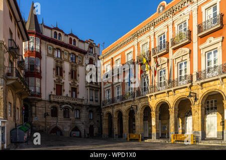 Portugalete municipio edificio in Solar Plaza, Paesi Baschi Foto Stock