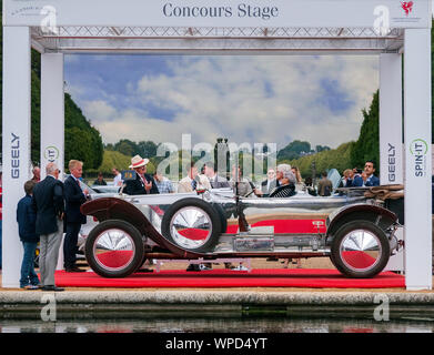 1919 Rolls Royce Silver Ghost da Barker. Best of Show Hampton Court Concours 2019 Foto Stock