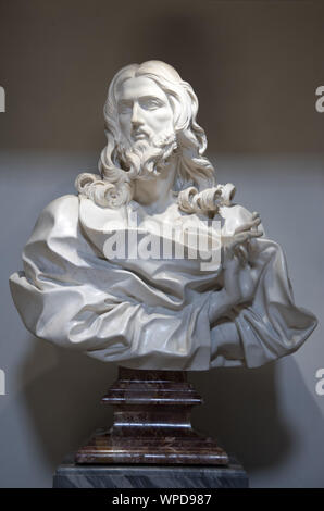 Il busto del Salvatore, Salvator Mundi Foto Stock