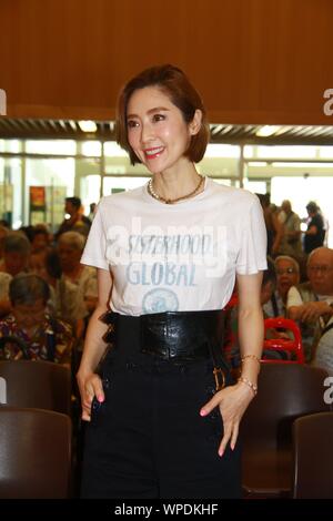 Hong Kong Cina. 06 Sep, 2019. Anita Yuen, William così, Calvin Choi e Shirley Cheung frequentato °Goji Studios festival di metà autunno attività± a Hong Kong in Cina il 06 settembre, 2019.(foto di TPG) Credito: TopPhoto/Alamy Live News Foto Stock