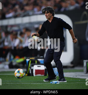 Pullman / Bundescoach Jogi Joachim Loew (Germania). GES / Fussball / EM Qualifica: Germania - Paesi Bassi, 06.09.2019 Calcio: Qualificazioni europee: vs Germania Paesi Bassi, ubicazione, 6 settembre, 2019 | Utilizzo di tutto il mondo Foto Stock