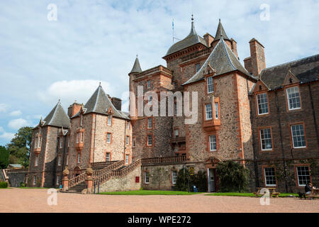 Il castello di Thirlestane vicino a Lauder, Scottish Borders, Scotland, Regno Unito Foto Stock