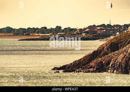 Greystones vista da Bray Head Foto Stock