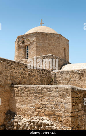 Basilica di chrysopolitissa e chiesa di Agia Kiriaki in Paphos Foto Stock