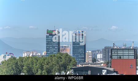 UNITIC grattacieli Twin Foto Stock