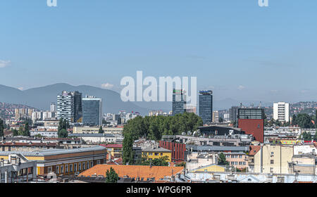 Grattacieli di Sarajevo Foto Stock