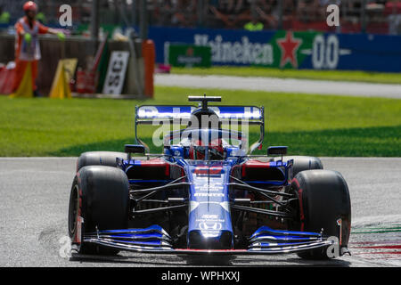 Monza, Italia. 09Sep, 2019. 26 Il russo Daniil Kvyat (RUS) Red Bull Toro Rosso Honda Credit: Indipendente Agenzia fotografica/Alamy Live News Foto Stock