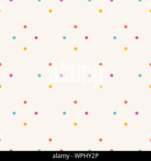 Diamanti Colorati polka dot pattern seamless background- tessuto,sfondi,interno,carta,dono orditi ,superficie di progettazione etc. Foto Stock