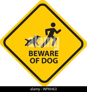Attenzione di cane Illustrazione Vettoriale