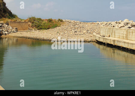 Porto di Pizzo,Calabria,Italia Foto Stock