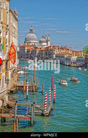 Il Canal Grande a Venezia. Foto Stock