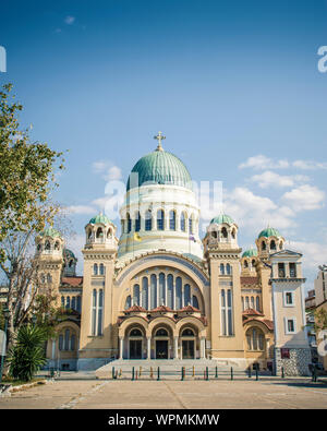 La cattedrale di Sant'Andrea, Patrasso.La chiesa più grande nei Balcani. Foto Stock