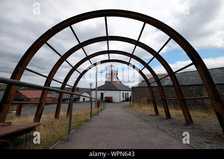 Il Big Pit mining museum di Blaenavon, Galles Foto Stock