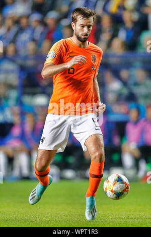 Tallinn, Estonia. 09Sep, 2019. TALLINN, 09-09-2019, Le Coq Arena, qualificatore Euro Estonia - Paesi Bassi. Davy ben durante il gioco Estonia - Paesi Bassi 0-4. Credito: Pro scatti/Alamy Live News Foto Stock