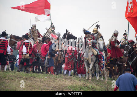 Vivat Vasa 2019 Battaglia di due Vasas 1626 rievocazione in Gniew, Polonia. 10 agosto 2019 © Wojciech Strozyk / Alamy Stock Photo Foto Stock