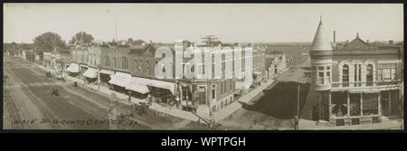 Main St. Grundy Center, IA Foto Stock
