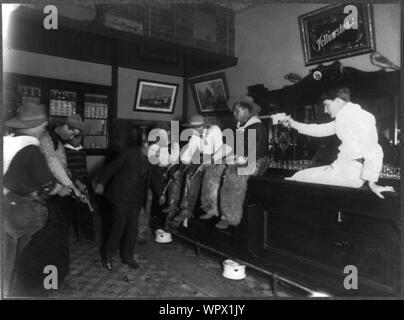 La realizzazione di una danza tenderfoot Foto Stock