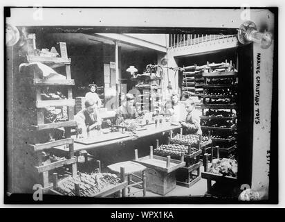 Fare giocattoli di Natale Foto Stock