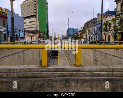 PNP Policia Nacional del Perù sede nel centro storico di Lima Foto Stock