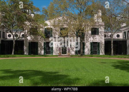 Villa a Bayou Bend Raccolta e giardini nel fiume Oaks quartiere di Houston, Texas Foto Stock