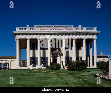 Mansion, decorate con gusto per il Natale a Macon, Georgia Foto Stock