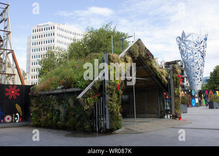 Chiese in riparazione a Christchurch, Nuova Zelanda Foto Stock