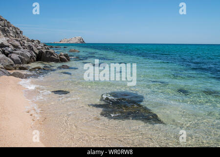 El SALTITO Beach, La Paz Baja California Sur Marini, dal mare di Cortes. Messico Foto Stock