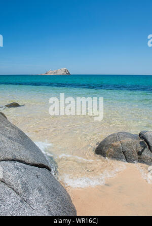 El SALTITO Beach, La Paz Baja California Sur Marini, dal mare di Cortes. Messico Foto Stock