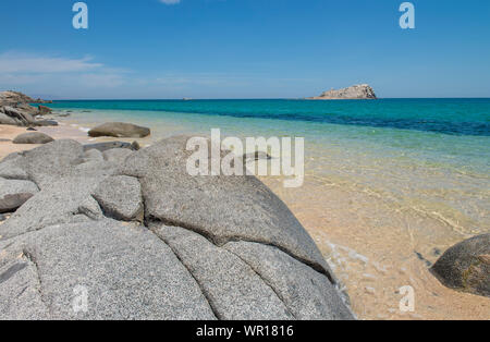 El SALTITO Beach, La Paz Baja California Sur Marini, dal mare di Cortes. Messico Foto Stock