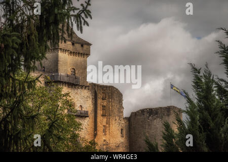 Château de Castelnaud-la-Chapelle Foto Stock