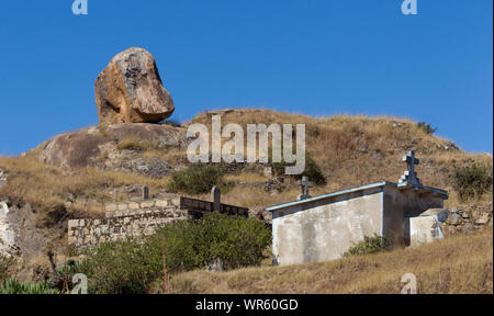 Tomba tradizionale nel sud del Madagascar Foto Stock