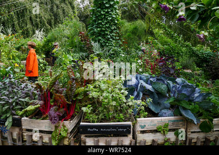 Le piante e gli uomini, aria aperta mostra a Vincennes Park, Vincennes, Val-de-Marne, Île-de-France, Francia Foto Stock