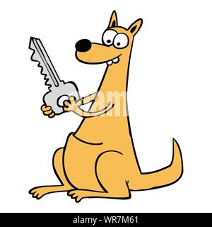 kangoo Illustrazione Vettoriale