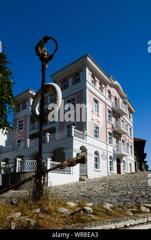 Comune di Nessebar edificio, Nessebar della Bulgaria il litorale del Mar Nero. Foto Stock