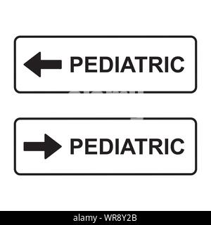 segno pediatrico Illustrazione Vettoriale