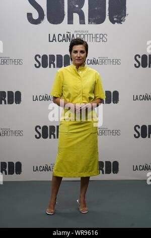 Madrid, Spagna. Decimo Sep, 2019. L'attrice Marian Alvarez a photocall per film Sordo a Madrid il Martedì, 10 settembre 2019 Credit: CORDON PREMERE/Alamy Live News Foto Stock