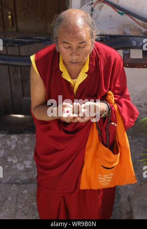 Boudhanath è uno stupa di Kathmandu, Nepal. Foto Stock