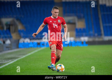 Cardiff, Regno Unito. 09Sep, 2019. Cardiff - Regno Unito - 9 Settembre : Galles v Bielorussia amichevole a Cardiff City Stadium. Solo uso editoriale Credito: Phil Rees/Alamy Live News Foto Stock