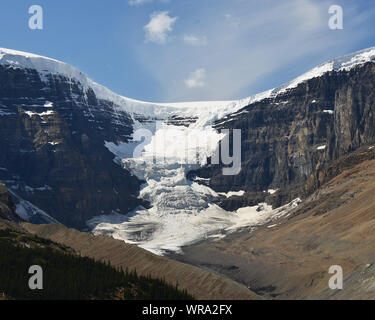 Columbia Icefields nel Parco Nazionale di Jasper, Alberta, Canada. Foto Stock