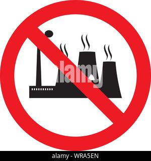 Termica, reattore, struttura icona, cartello, vettore Illustrazione Vettoriale