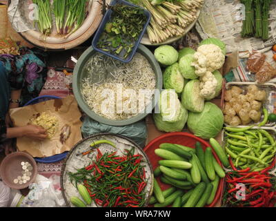 Mercato centrale a Kota Bharu, Malaysia, 2009 Foto Stock