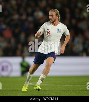 TOM DAVIES, INGHILTERRA U21, 2019 Foto Stock