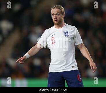 TOM DAVIES, INGHILTERRA U21, 2019 Foto Stock