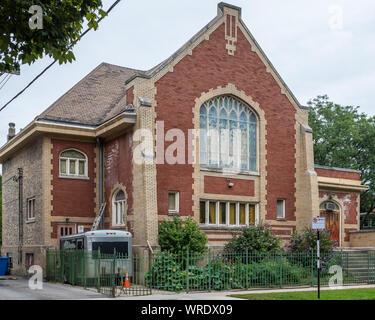 Chiesa di Chicago demolizione ritardo lista di attesa Foto Stock