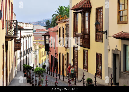 La Orotava. Tenerife, Isole Canarie. Spagna Foto Stock